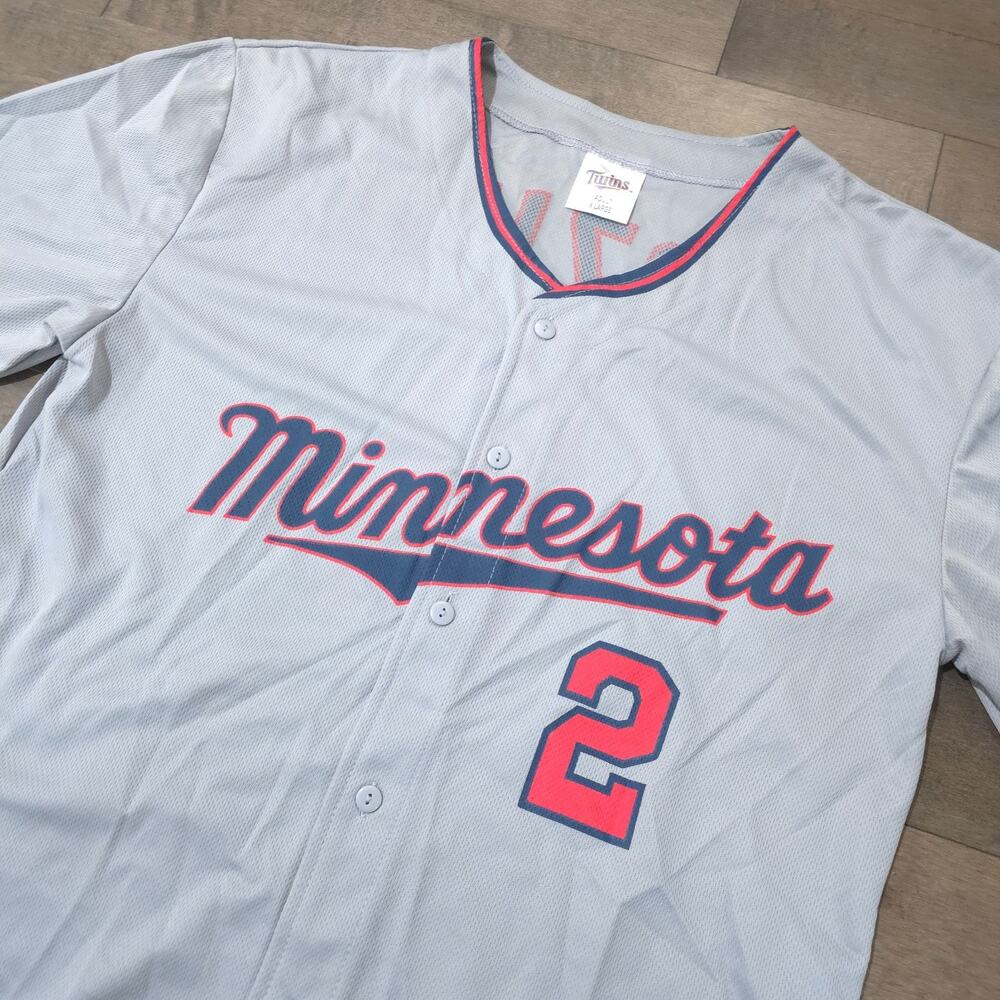 Minnesota Twins Dozier #2 Gray Jersey Adult XL SGA Target Field MLB - Picture 5 of 11
